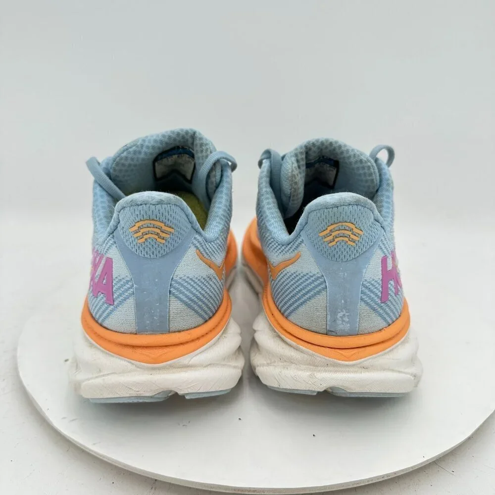 Hoka One One Clifton 9 Women Size 8B 1127896-ABIW Airy Blue Ice Water Shoes